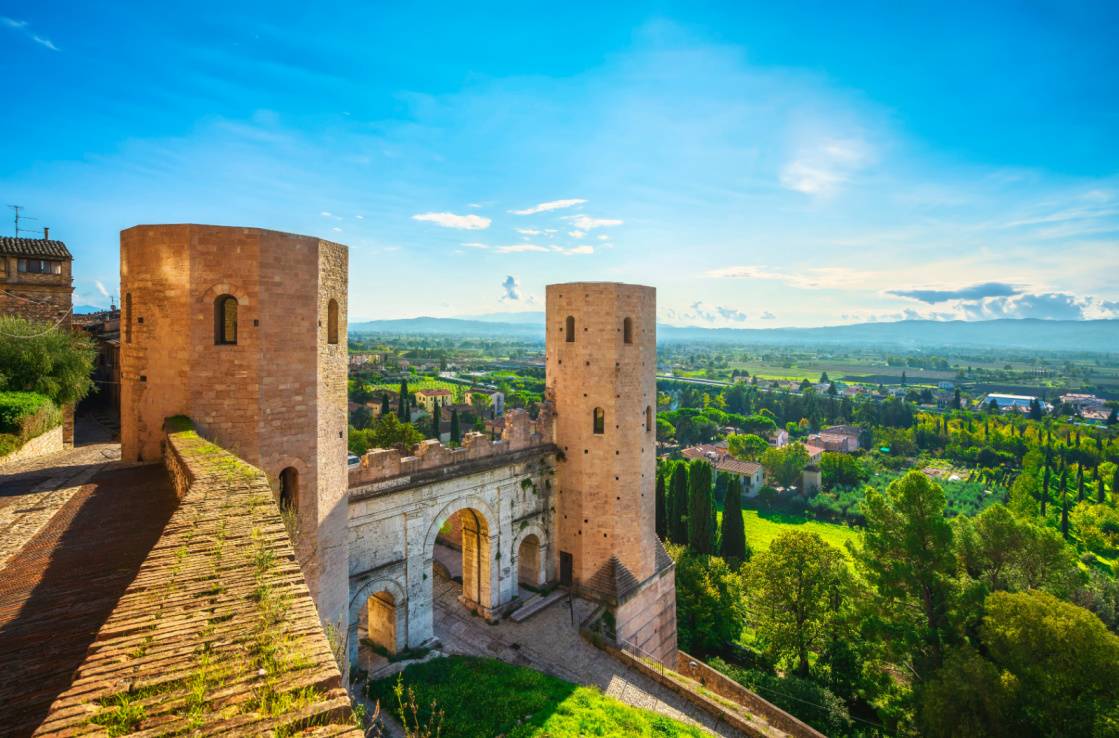 Spello e Peurgia in autunno